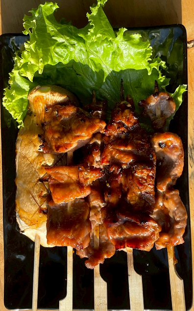 Set เนื้อย่างเสียบไม้