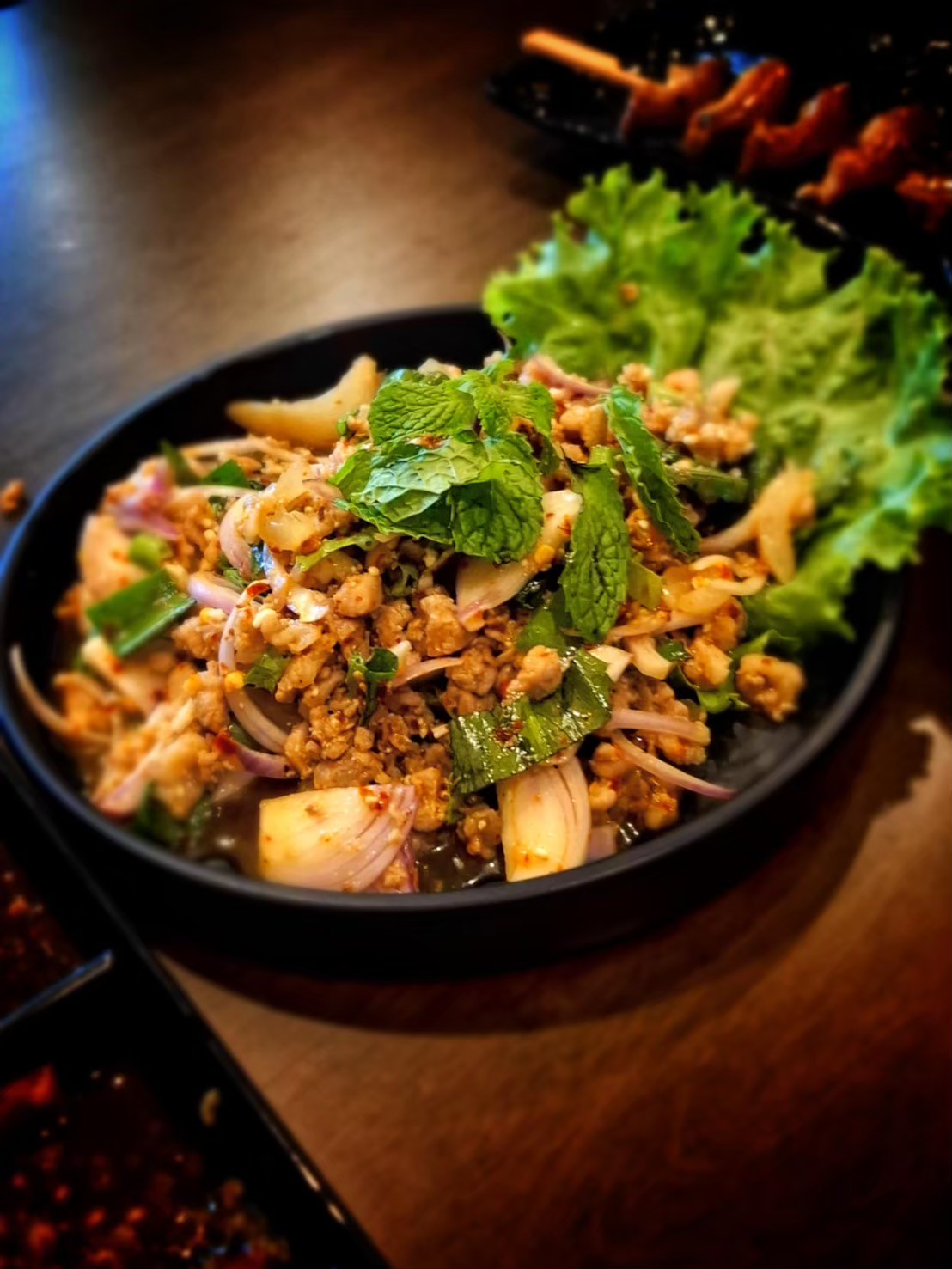 ลาบเนื้อ